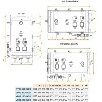 230/400V boiler for boats - Model VPO2 250 INOX (2x5kW) Gianneschi